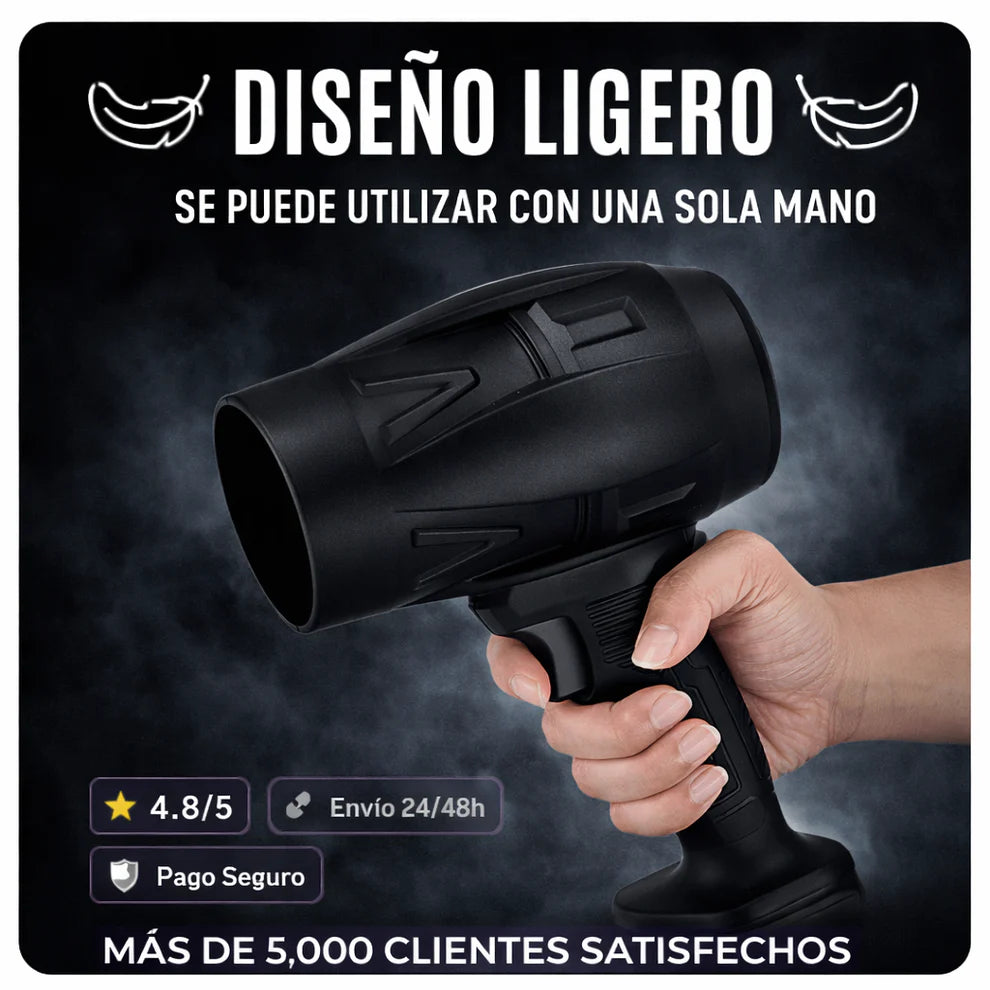 TurboSoplador MAX™ + Maletín y 2 Baterías GRATIS