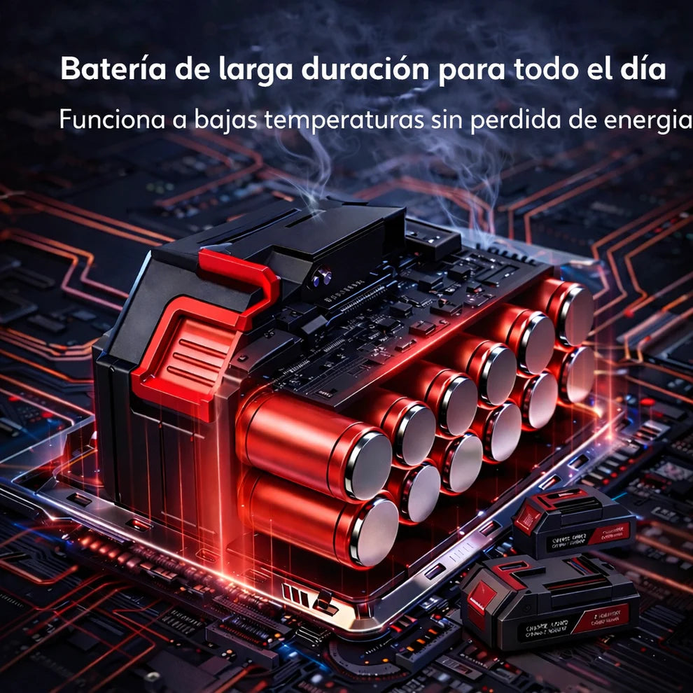 TurboSoplador MAX™ + Maletín y 2 Baterías GRATIS